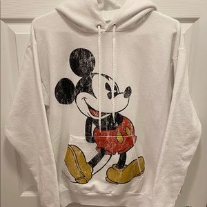 Vintage Disney Mickey Mouse White Sweater